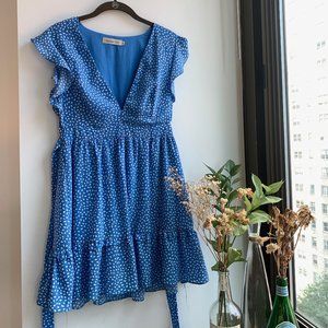 Summer Dress - Blue and White - Sweet Pot